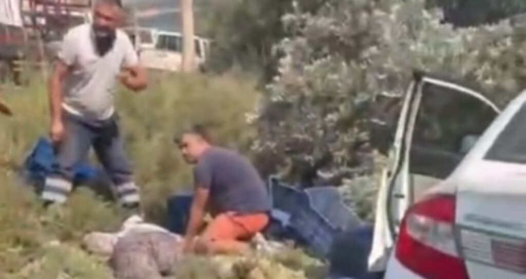 mersinde otomobil bahcede calisan iscilerin arasina daldi olu ve yaralilar var 2pXfEfv9