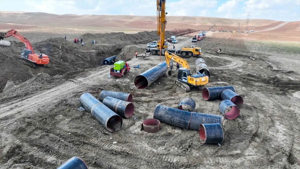 ankaraya kesikkopru hattindan su verilmeye baslandi qrfr4dhK