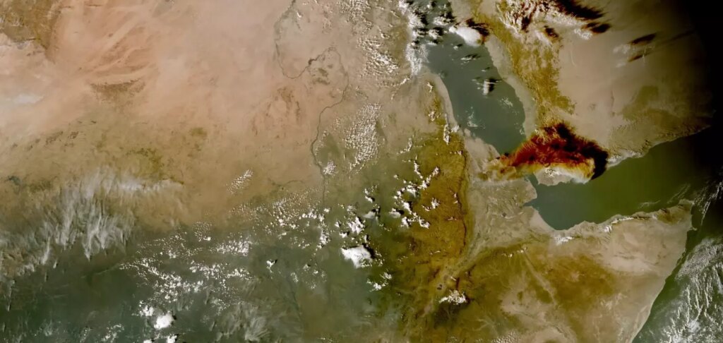 Etiyopya’da Tarihi Volkanik Patlama