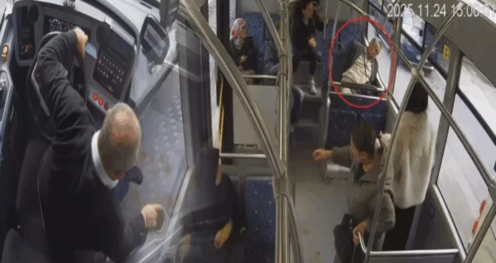 Kalp krizi geçiren yolcuyu hastaneye yetiştirdi!