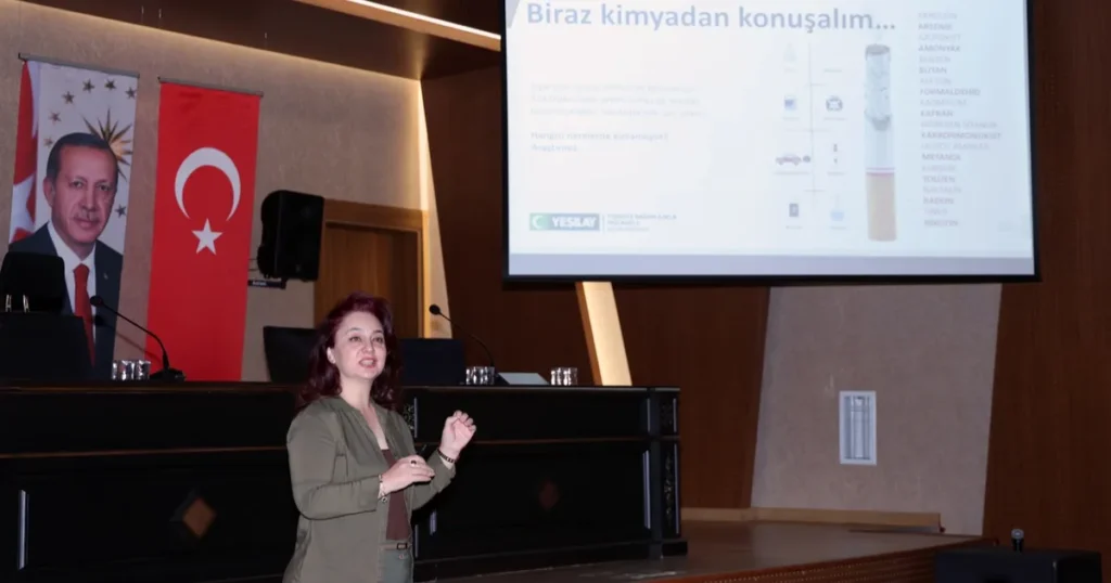 Kayseri Talas’ta personele sigara bırakma eğitimi