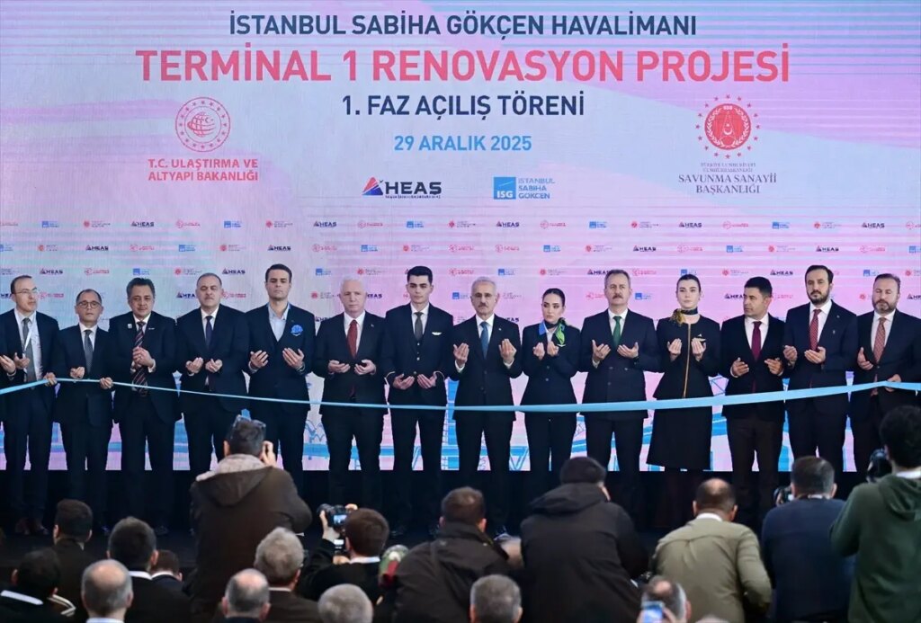 Bakan Uraloğlu, Sabiha Gökçen Havalimanı Terminal 1 Renovasyon Projesi 1. Faz Açılış Töreni’nde konuştu Açıklaması