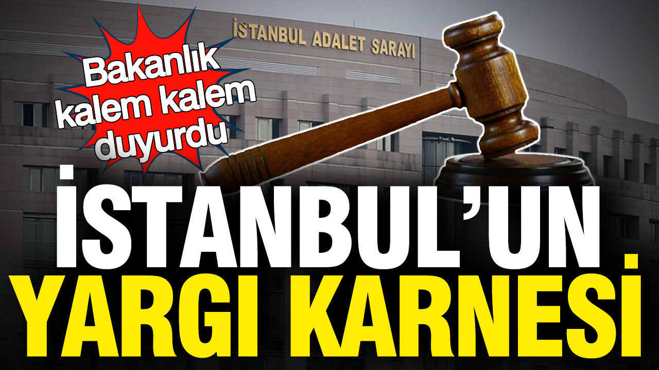 İstanbul’un Yargı Durumu: Adalet Bakanlığı Detayları Açıkladı