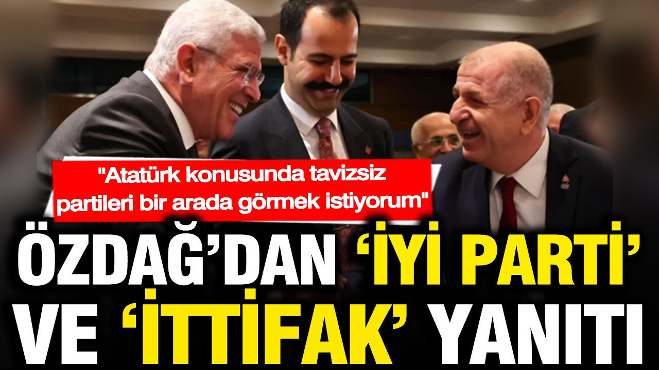 Ümit Özdağ’dan İttifak Çağrısı: İYİ Parti’nin Mesajı Dikkat Çekti