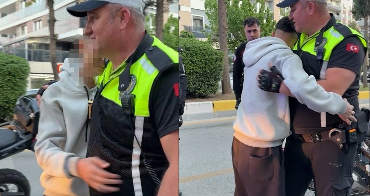 400 Bin TL’lik Cezadan Sonra Gözyaşlarıyla Polise Sarıldı