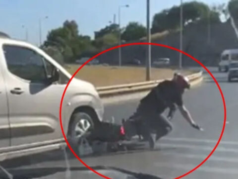 Motosiklete carpip kacan arac surucusune rekor ceza C2BOpUEV
