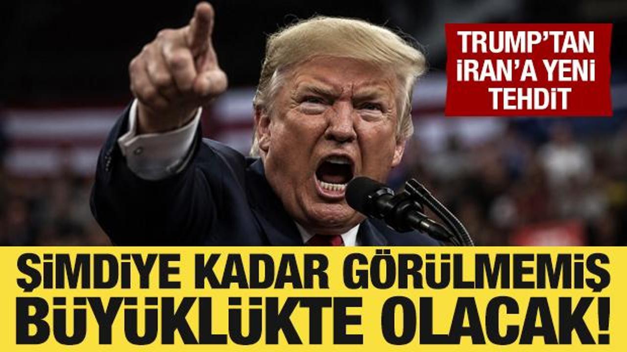 Trumptan iran aciklamasi simdiye kadar gorulmemis buyuklukte saldiri planliyorum egJevDId